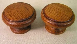 10 Golden Oak Wood Knobs Pulls Handles Cabinet Furniture Hardware