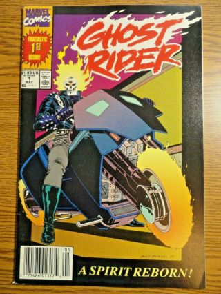 Ghost Rider Vol 3 1 Key Rare Newsstand Fvf 1st Danny Ketch & Deathwatch Marvel