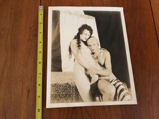 Albert Arthur Allen Vintage 1920 ' s The Sheik Photo 8x10 Nude,  Folder 3