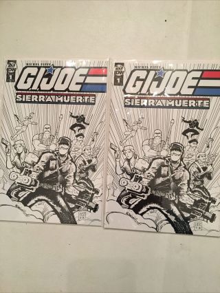 2 G.  I.  Joe: Sierra Muerte 1 Rare Limited Retail Exclusive Sketch Variants 2/325