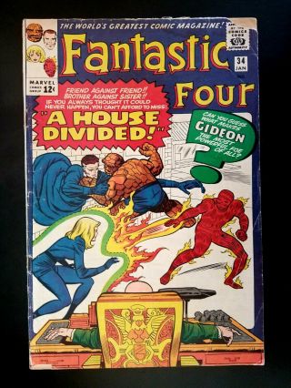 Fantastic Four 34 (jan 1965,  Marvel)