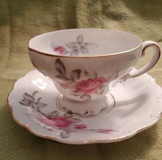 Wales China Tea Cup And Saucer Made In Japan