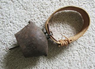 Antique Cow Or Goat Bell,  Handmade,  From Meteora In Greece; Sound
