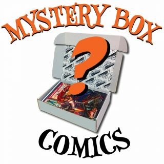 Modern Mystery Comic Box - Books Bagged And Boarded - Dc,  Marvel,  Image,  Etc