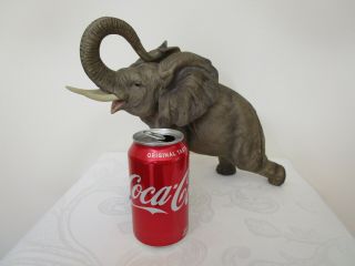 Andrea by Sadek Huge Ceramic African Elephant Figurine 13 3/4 