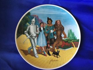 10” Knowles Wizard Of Oz “the Grand Finale,  We’re Off To See The Wizard” Plate
