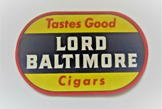 Lord Baltimore Cigars Store Sign
