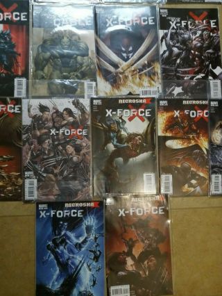 X - Force 2009 Set 1 - 25 With Variants.  X Cable.  Plus More.  38 Issues