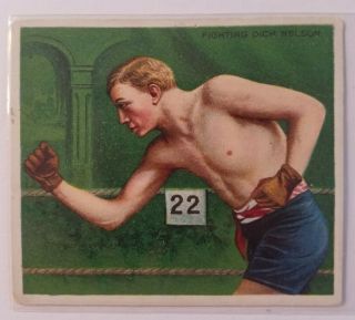 1910 T218 Champions Series " Fighting Dick Nelson " Mecca Tobacco