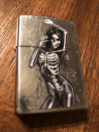 Zippo Lighter 2016 Skeleton Woman