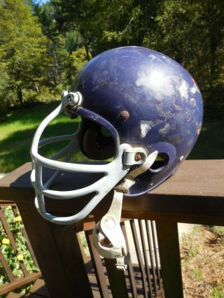 Vintage 60s 70s Football Helmet Marietta Suspension Helmet