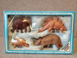 British Museum Of Natural History Dinosaur Toys 1988