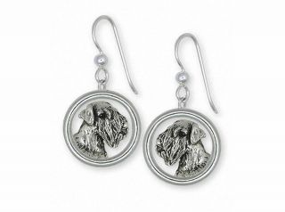 Sealyham Terrier Earrings Jewelry Sterling Silver Handmade Dog Earrings Sem1h - De