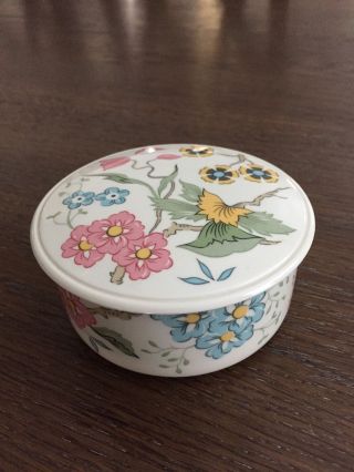Porcelaine Trinket Box,  Villeroy & Boch - " Chintz " Pattern