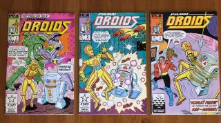 Star Wars Droids 1,  2,  And 3 1986 Marvel & Star Comics