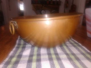 Vintage Copper Candy Kettle Pot Apple Butter Cauldron 12 " Williams Sonoma France