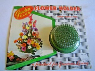 Garden Club Flower Holder Frog In Package
