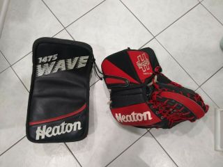Heaton goalie blocker 1475 wave l3000 glove full right vintage hockey ccm vaughn 2