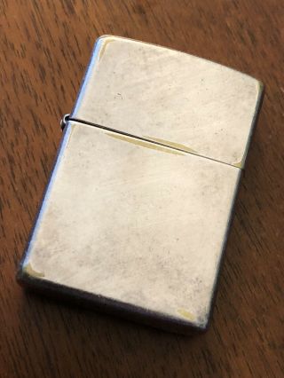 Vintage Zippo 1998 Silver Plated Lighter