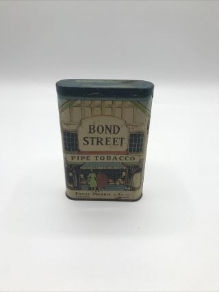 Vintage Bond Street Philip Morris & Co.  Pipe Tobacco Tin York & London