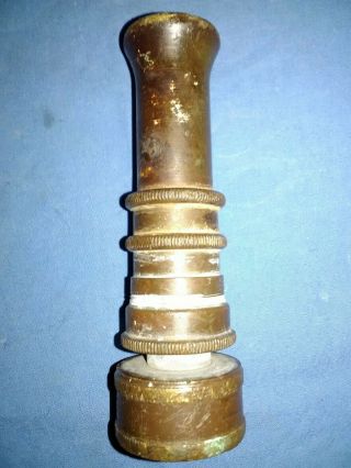 Vintage Boston Brass Garden Water Hose Sprayer Nozzle Usa