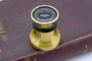 Vintage Taylor Hobson Brass Loupe Magnifier Lupe Tt&h