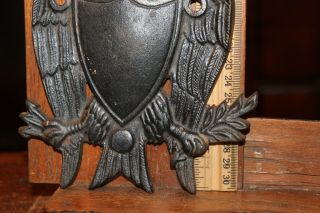 Wilton Cast Iron Wrightsville PA Eagle Door Plate for Knocker (Plaque only) 3