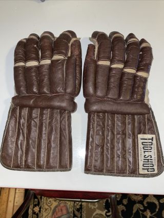 Vintage Hockey Gloves Lippman 