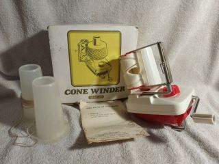 Vintage Cone Winder Shw - 10 Yarn Winder Box Japan