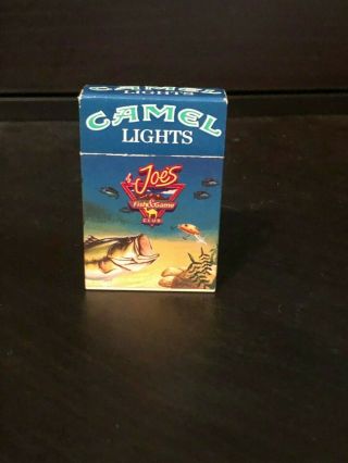 Camel Lights Vintage Joe’s Fish & Game Club Lighter Rare