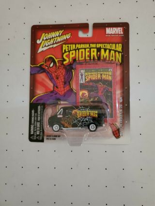 Jl White Lightning Marvel Spider - Man 1977 Chevrolet G - 20 Van