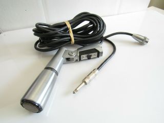 Vintage Shure 550s Microphone Well W/ 15 Ft Cable