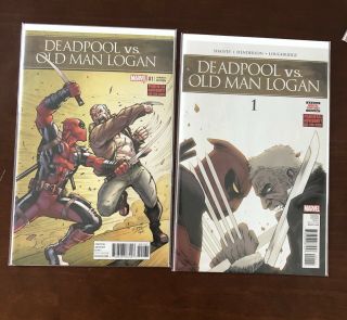 Deadpool Vs Old Man Logan 1 - 5 & Variant And Deadpool Vs Punisher 1 - 5 & Variant