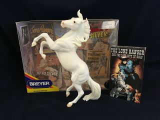 Breyer Lone Ranger’s Silver Horse With Vhs Tape And Box 2001 - 2006