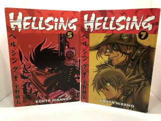 Hellsing Vol 5 &7 English Manga By Kohta Hirano Dark Horse