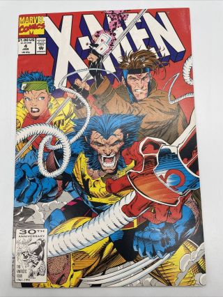 X - Men 4 (1992) Jim Lee Art 1srt Omega Red Mcu Wolverine Vf,