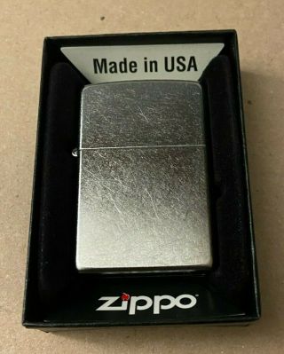 Zippo Lighter 207 Regular Street Chrome,  Windproof (june 2013)