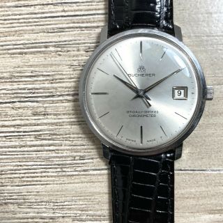 Carl F.  Bucherer 60s Vintage Automatic Watch Swiss Certified Chronometer Slick 2