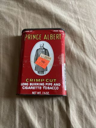 Prince Albert Tobacco Tin 1 1/2 Oz Empty
