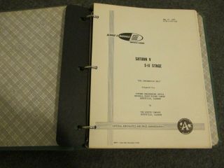 1968 - 69 Nasa/boeing Apollo/saturn V (s - Ii Stage) Set Of 4 Manuals Msfc - Originals