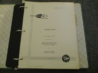 1967 Nasa Boeing Apollo/saturn V Guidance,  Control Systems Manuals Msfc -