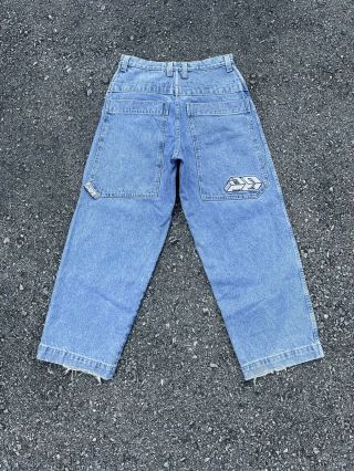Vintage Jnco Jeans Pants 33 X 30 Blue Denim Skater Goth Baggy Mens Alloy Rare