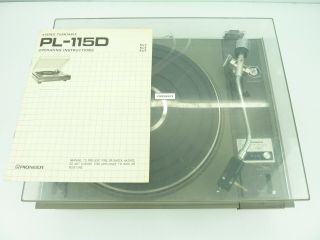 Pioneer Pl - 1150 Vintage Stereo Hi - Fi Turntable - And