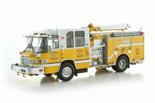 Pierce Quantum Pumper Fire Engine - Honolulu 4 Twh 1:50 Scale 081d - 01107