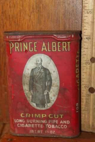 Antique Prince Albert Pipe and Cigarette Tobacco Tin Pre - Barcode 3