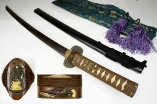 Art Antique Japanese Samurai Wakizashi Sword Katana Nihonto Authentic