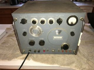 Rare Vintage Hp 620a Shf Signal Generator Powers Up