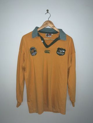 Vintage 90s Australia Wallabies Jersey Size Xl Canterbury