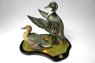 Ducks Unlimited Sam Nottleman Pintail Pair Limited Edition Figurine Statue