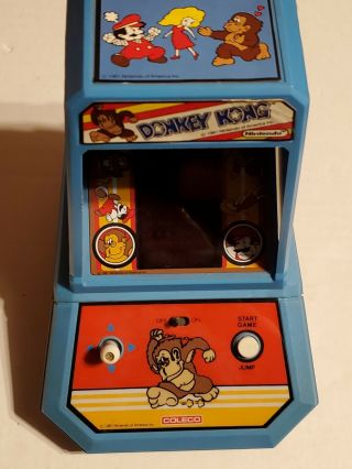 Coleco Donkey Kong Mini Arcade Game Vintage 1981 Nintendo